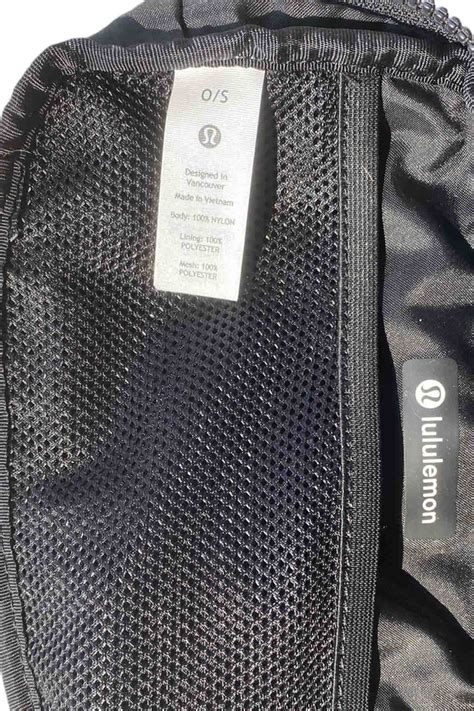 how to tell a fake lululemon belt bag